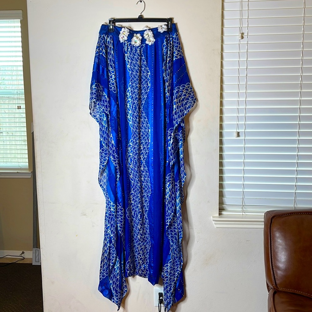 Stoned chiffon dress